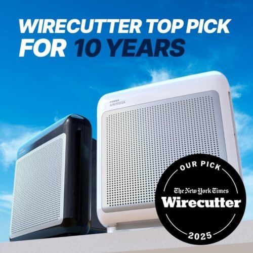 Air Purifiers for Home Up to 1,748ft², True HEPA Filter for Smoke, Allergies, Pet Dander, Odor, Air Quality Monitor - Image 4